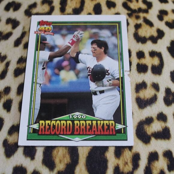 1990 Record Breaker #3 Baseball Card - Picture 1 of 2